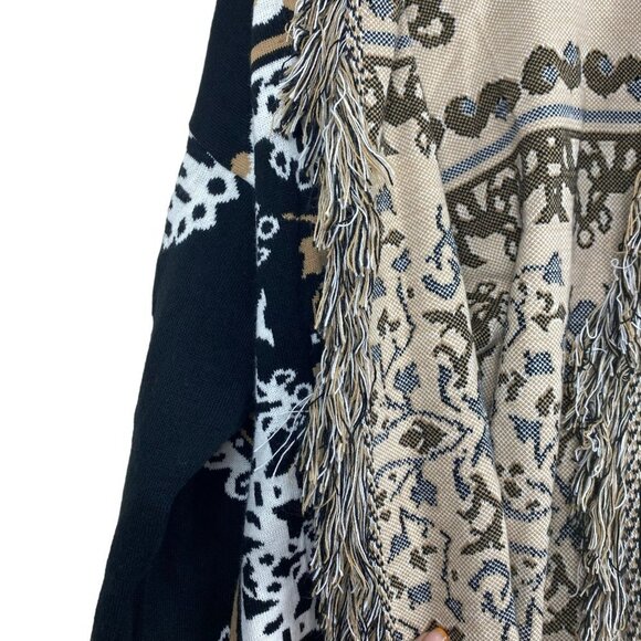 Ten-Oh Boho Open Front Cardigan Sweater Kimono Size 8 - Picture 8 of 13